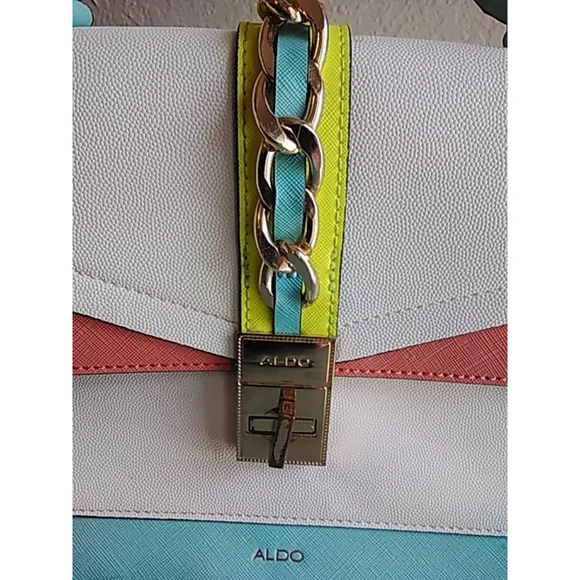 🌷Aldo Satchel Bag Medium Multi-color - Picture 11 of 13